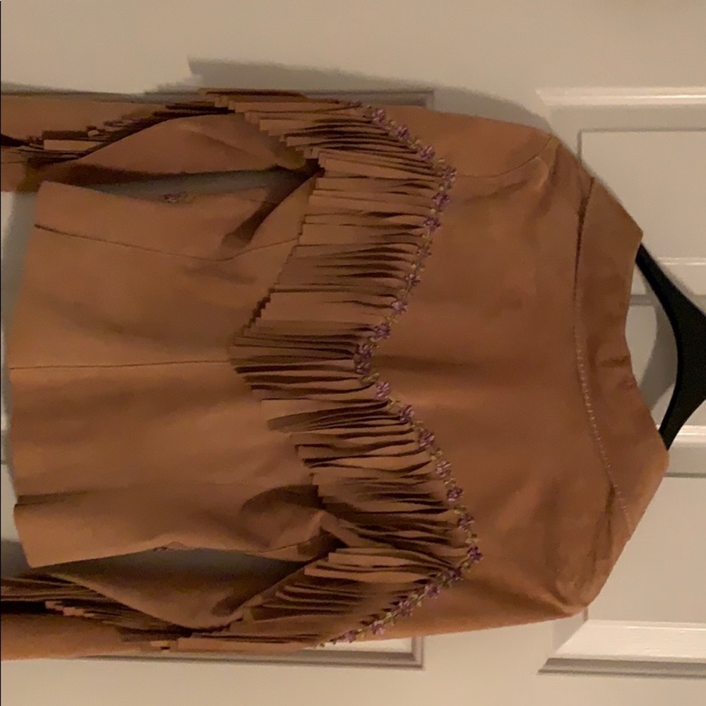 Suede Tan Jacket - Picture 2 of 4